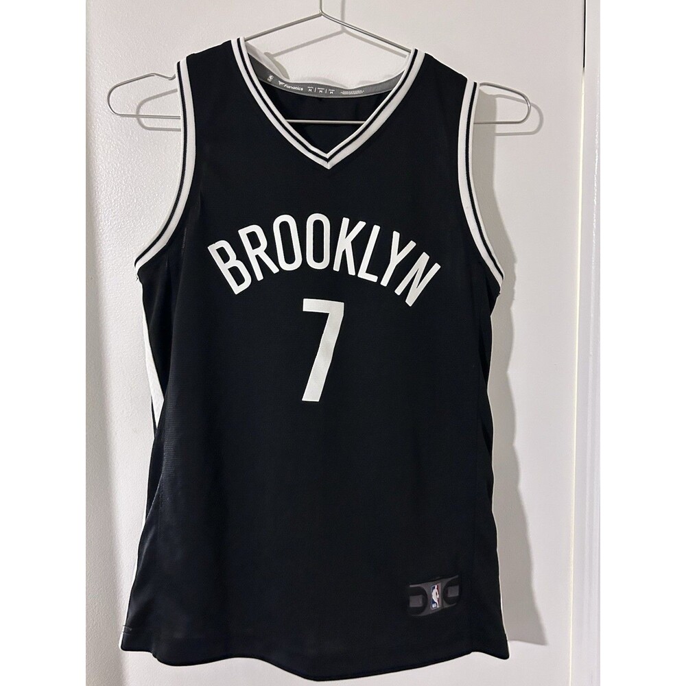 Fanatics Kevin Durant Brooklyn Nets NBA Jersey #7 Youth Size Medium Black